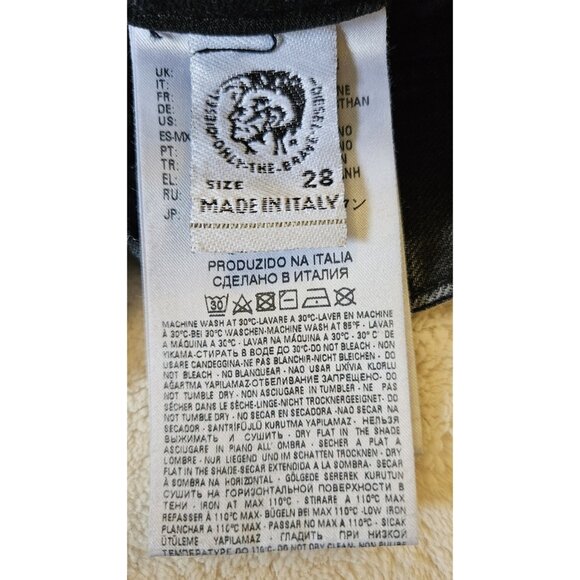 Diesel D-5w006 069EU Women Jeans Skinny Low Waist Stretch W28-L30 ECU - Picture 8 of 16